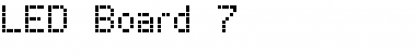Download LED Board-7 Font Download LED Board-7 Font