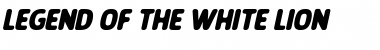 Download LEGEND OF THE WHITE LION Font Download LEGEND OF THE WHITE LION Font