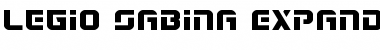 Download Legio Sabina Expanded Font Download Legio Sabina Expanded Font