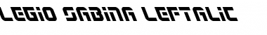 Download Legio Sabina Leftalic Font Download Legio Sabina Leftalic Font