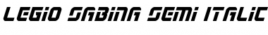 Download Legio Sabina Semi-Italic Font Download Legio Sabina Semi-Italic Font