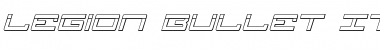 Download Legion Bullet Italic Font Download Legion Bullet Italic Font