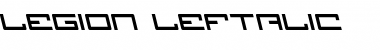 Download Legion Leftalic Font Download Legion Leftalic Font