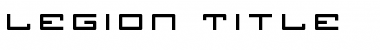 Download Legion Title Font Download Legion Title Font