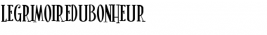 Download Le Grimoire du Bonheur Font Download Le Grimoire du Bonheur Font