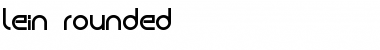 Download Lein Rounded Font Download Lein Rounded Font