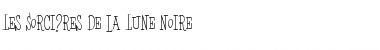 Download Les Sorci貥s de la Lune noire Font Download Les Sorci貥s de la Lune noire Font