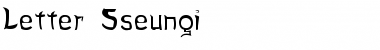 Download Letter Sseungi Font Download Letter Sseungi Font