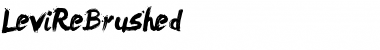 Download LeviReBrushed Font Download LeviReBrushed Font