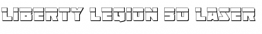 Download Liberty Legion 3D Laser Font Download Liberty Legion 3D Laser Font