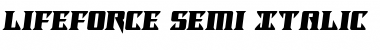 Download Lifeforce Semi-Italic Font Download Lifeforce Semi-Italic Font