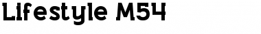Download Lifestyle M54 Font Download Lifestyle M54 Font