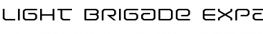 Download Light Brigade Expanded Font Download Light Brigade Expanded Font