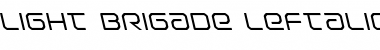 Download Light Brigade Leftalic Font Download Light Brigade Leftalic Font