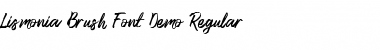 Download Lismonia Brush Font Demo Font Download Lismonia Brush Font Demo Font