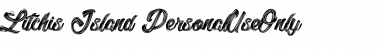 Download Litchis Island_PersonalUseOnly Font Download Litchis Island_PersonalUseOnly Font