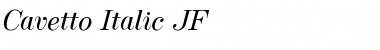 Download CavettoItalicJF Font Download CavettoItalicJF Font