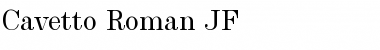 Download CavettoRomanJF Font Download CavettoRomanJF Font