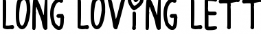 Download Long Loving Letters Font Download Long Loving Letters Font