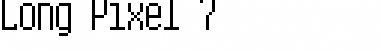 Download Long Pixel-7 Font Download Long Pixel-7 Font