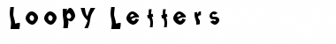 Download Loopy Letters Font Download Loopy Letters Font