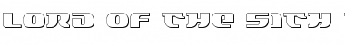 Download Lord of the Sith 3D Font Download Lord of the Sith 3D Font