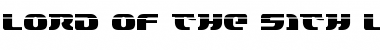 Download Lord of the Sith Laser Font Download Lord of the Sith Laser Font