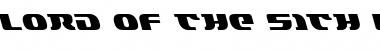 Download Lord of the Sith Leftalic Font Download Lord of the Sith Leftalic Font