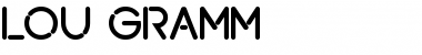 Download Lou Gramm Font Download Lou Gramm Font