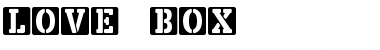 Download LOVE-BOX Font Download LOVE-BOX Font