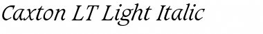 Download Caxton LT Light Font Download Caxton LT Light Font