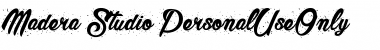 Download Madera Studio_PersonalUseOnly Font Download Madera Studio_PersonalUseOnly Font