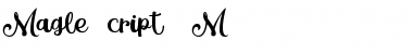 Download Magle Script DEMO Font Download Magle Script DEMO Font