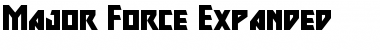 Download Major Force Expanded Font Download Major Force Expanded Font