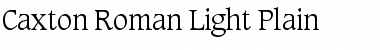 Download Caxton Roman Light Font Download Caxton Roman Light Font