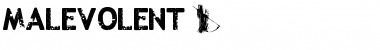 Download Malevolentz Font Download Malevolentz Font
