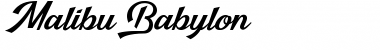 Download Malibu Babylon Font Download Malibu Babylon Font
