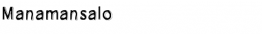Download Manamansalo Font Download Manamansalo Font