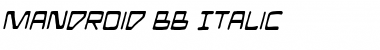 Download Mandroid BB Font Download Mandroid BB Font
