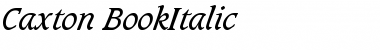 Download Caxton-BookItalic Font Download Caxton-BookItalic Font