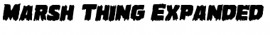 Download Marsh Thing Expanded Italic Font Download Marsh Thing Expanded Italic Font