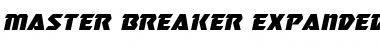 Download Master Breaker Expanded Italic Font Download Master Breaker Expanded Italic Font