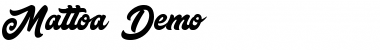 Download Mattoa Demo Font Download Mattoa Demo Font