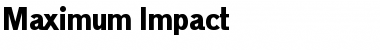 Download Maximum Impact Font Download Maximum Impact Font