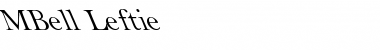 Download MBell Leftie Font Download MBell Leftie Font