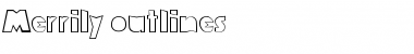 Download Merrily outlines Font Download Merrily outlines Font