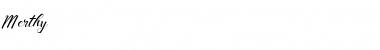 Download Merthy Font Download Merthy Font