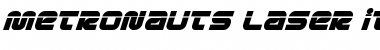 Download Metronauts Laser Italic Font Download Metronauts Laser Italic Font