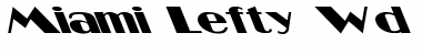 Download Miami Lefty Wd Font Download Miami Lefty Wd Font