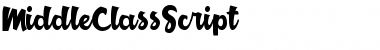 Download Middle Class Script Font Download Middle Class Script Font